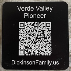 Metal 2.5" QR Code